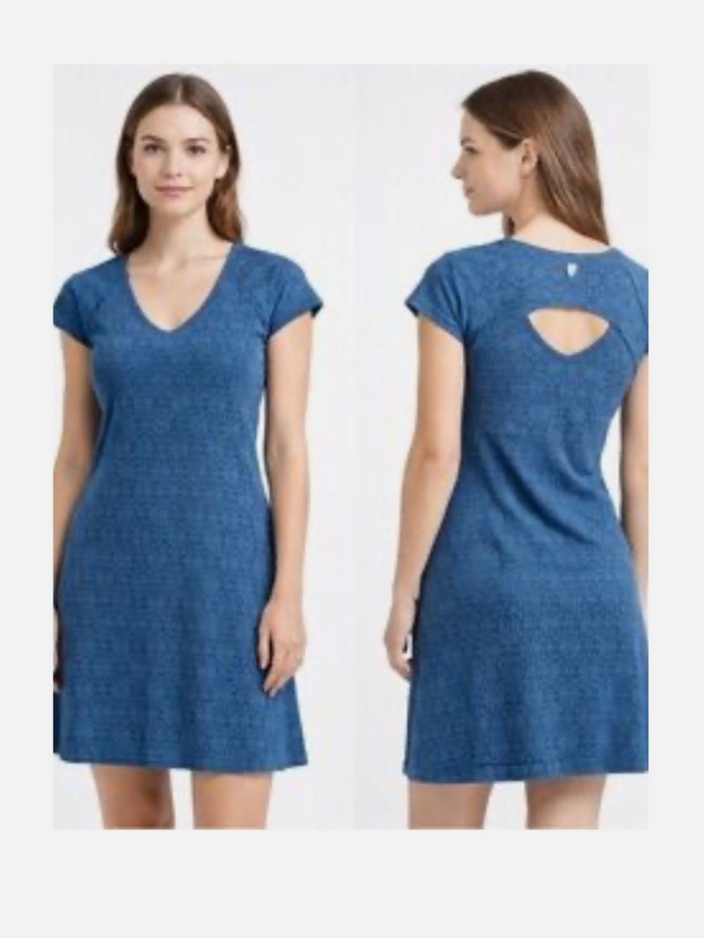 Kühl Dress Oriana Cool Plus Jersey Dress Blue Hiking NWOT size XL